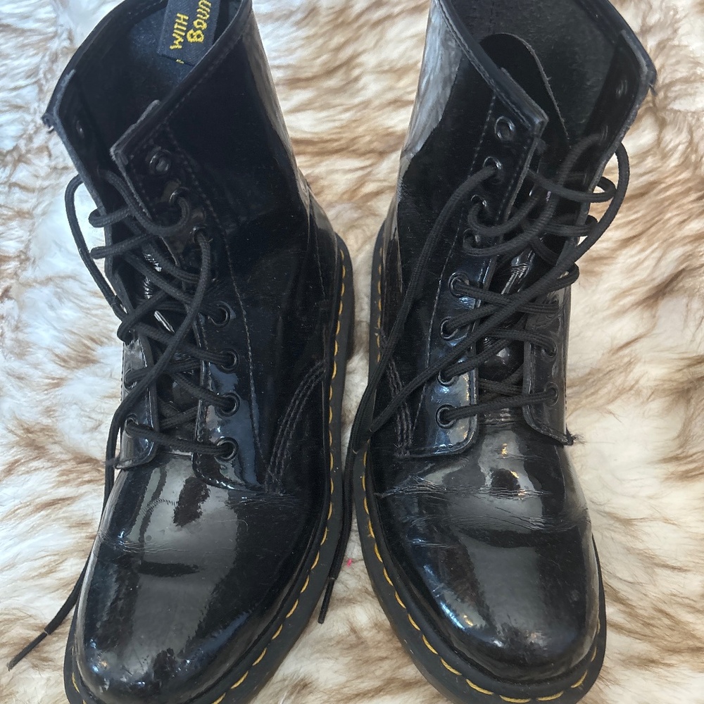 Doc Marten Patent Leather Boots